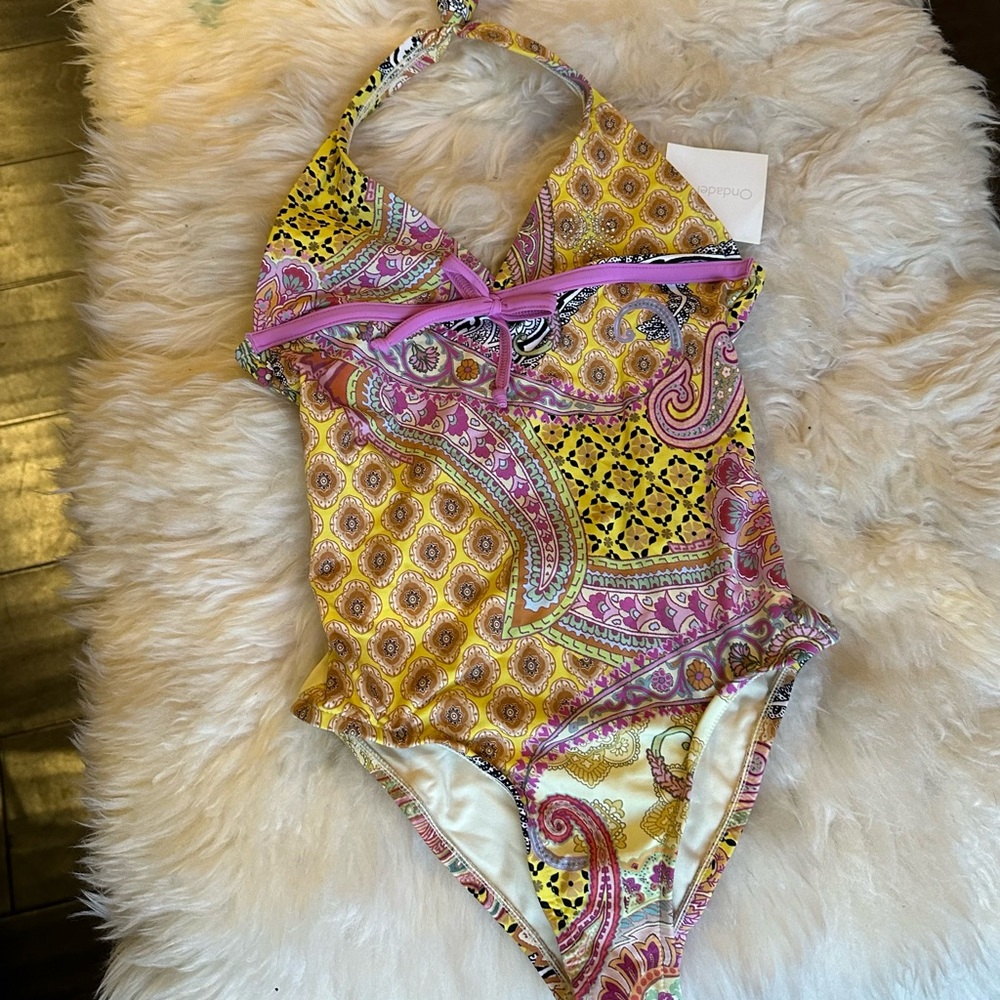 Girls one piece bathing suit OndadeMar